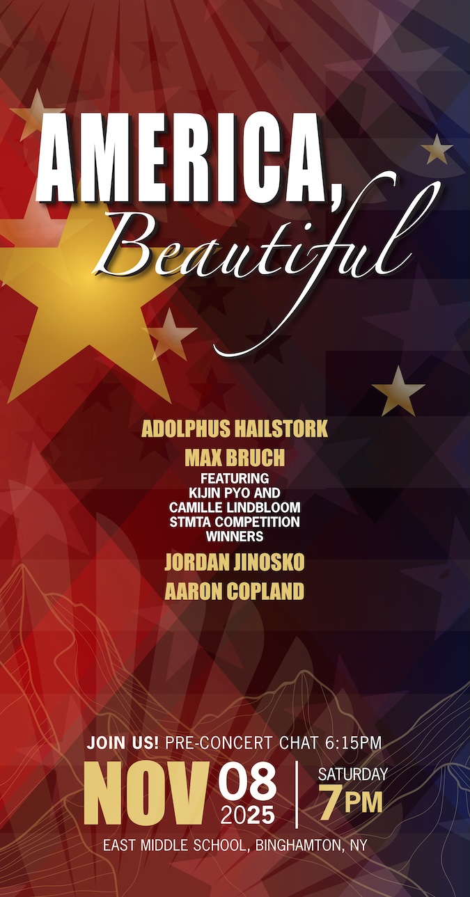BCO Fall 2025 Concert Poster